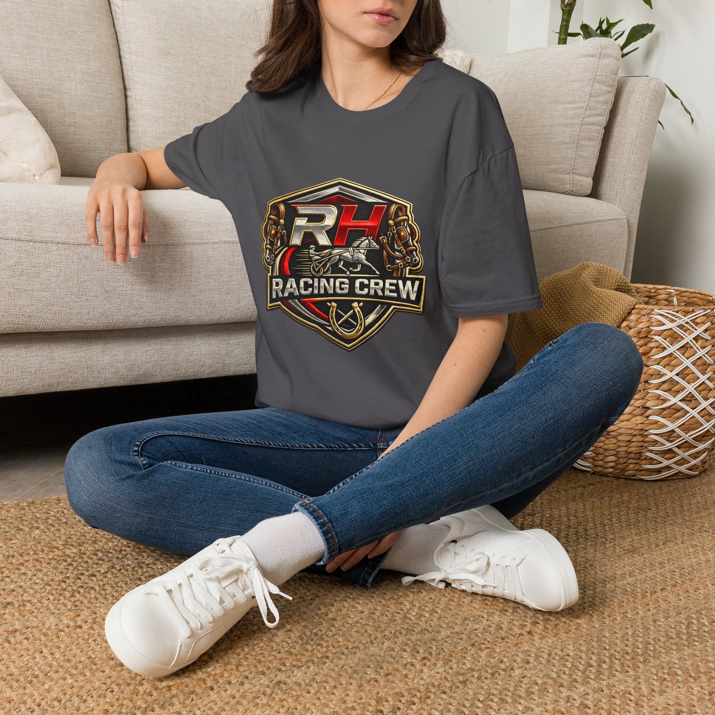 Racing Crew Graphic T-Shirt — RH Logo Horse Racing Tee
