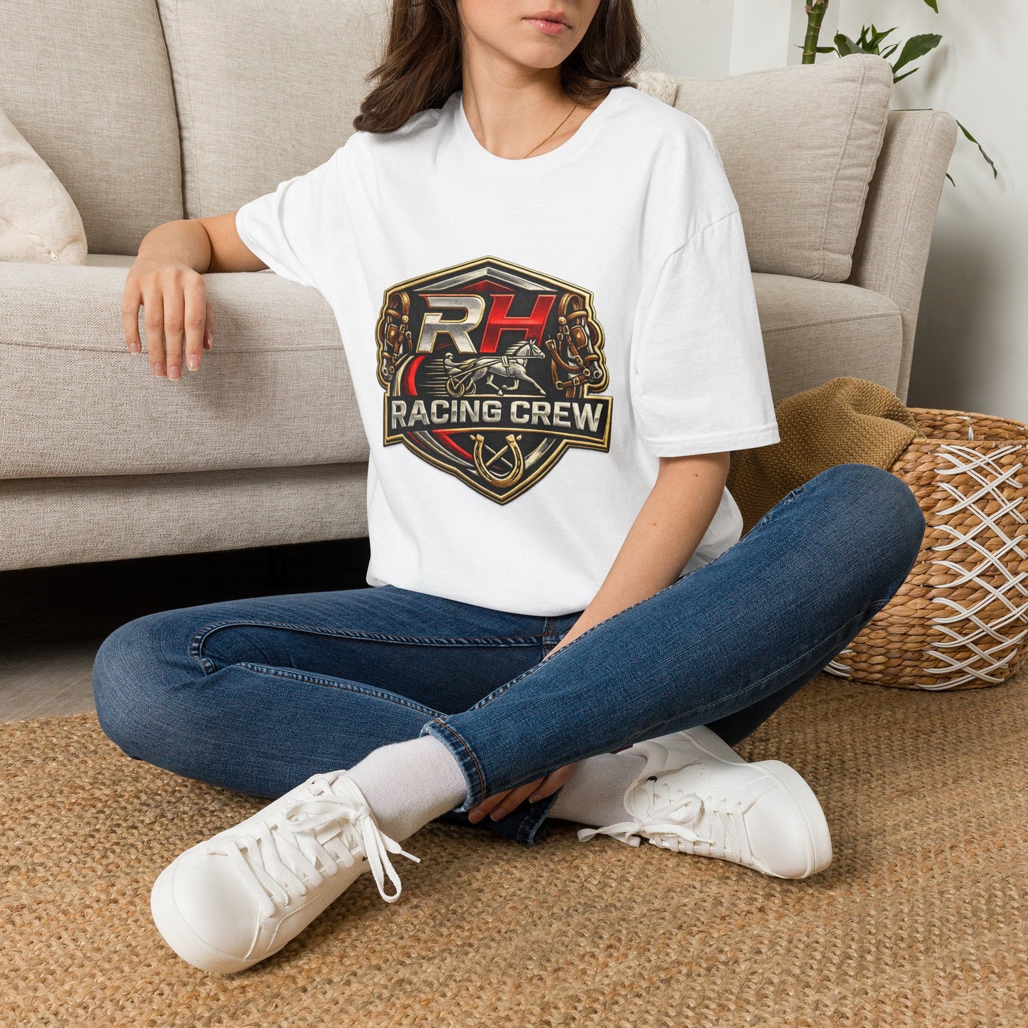 Racing Crew Graphic T-Shirt — RH Logo Horse Racing Tee
