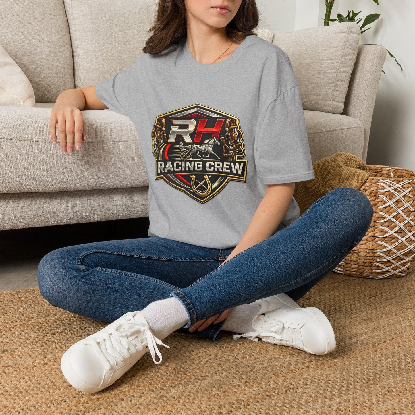 Racing Crew Graphic T-Shirt — RH Logo Horse Racing Tee