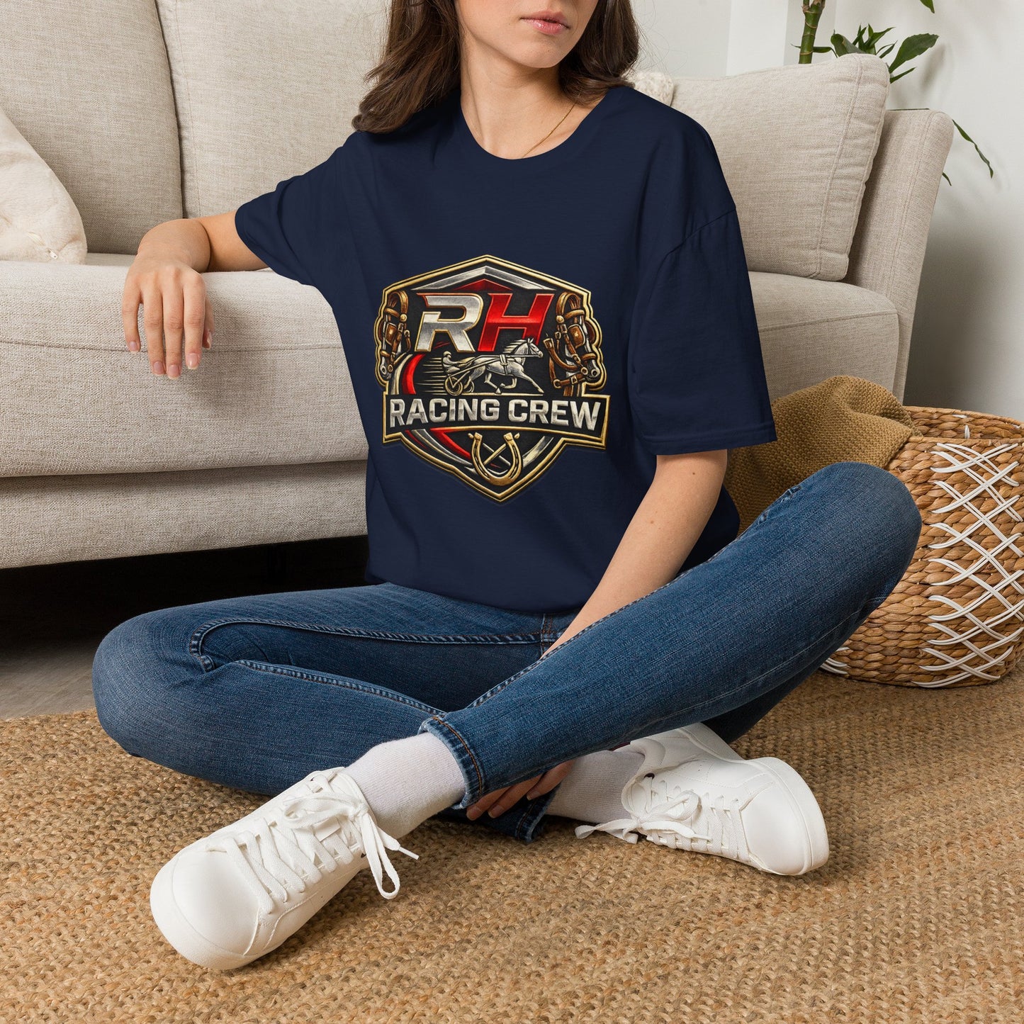 Racing Crew Graphic T-Shirt — RH Logo Horse Racing Tee
