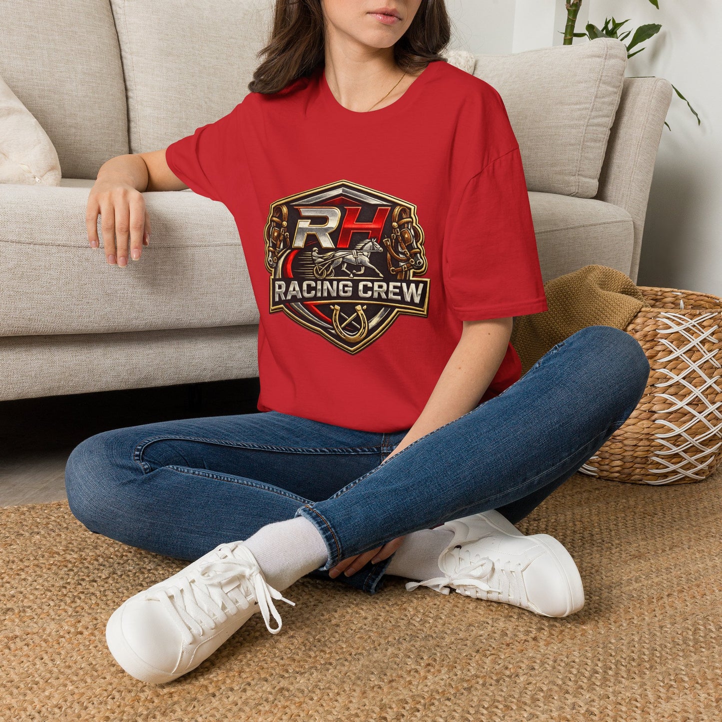 Racing Crew Graphic T-Shirt — RH Logo Horse Racing Tee
