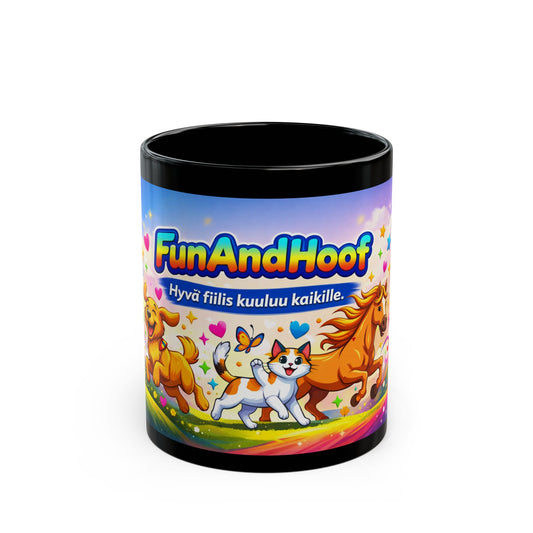 FunAndHoof Muki – Hevonen & Kissa | 'Hyvä fiilis kuuluu kaikille' 11oz/15oz